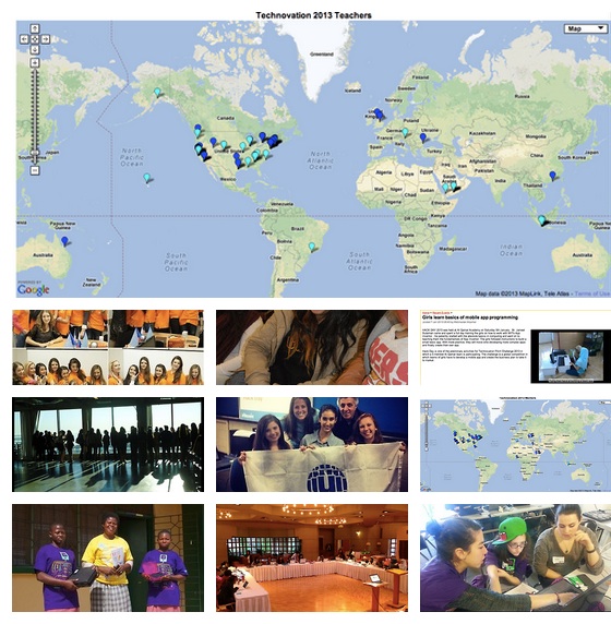 Technovation hackdays all over the world - pic courtesy of Iridescent